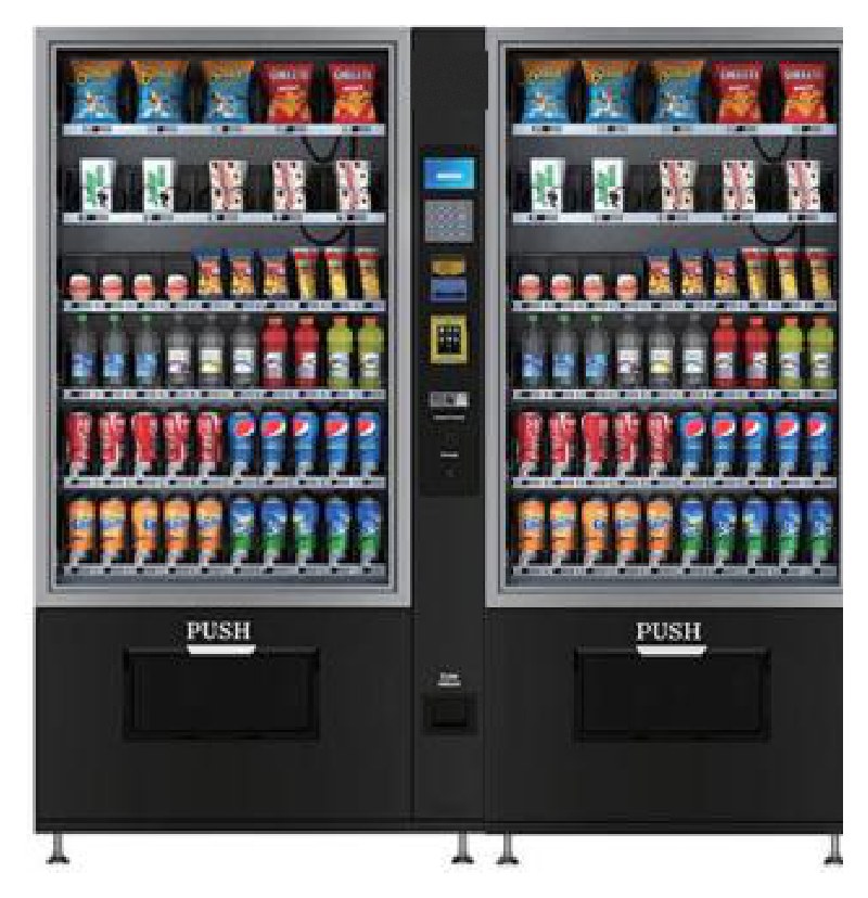 AS-C132 — twin cabinet, glass front